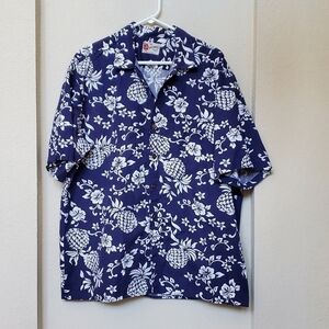 Hawaiian Tropical Button Down Shirt